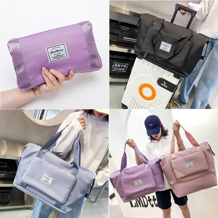 확장형 폴딩 접이식 여행용 보스턴백 파우치형 가방 캐리어 보조가방 골프