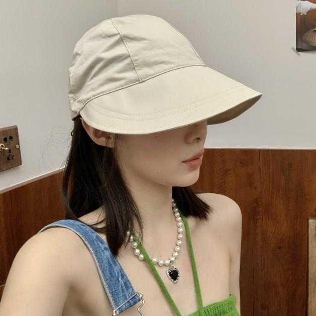 스트링 보넷 버킷햇 여성 여자 물놀이 휴가 바캉스 여름 챙넓은 벙거지 모자