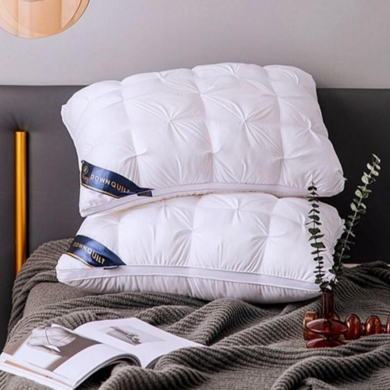 퀼팅 베개 폭신한 호텔 배게 추천 1000g 압축포장