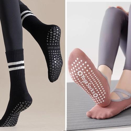[노네타] 개별포장 스포츠 논슬립 삭스 요가 필라테스 양말 2종