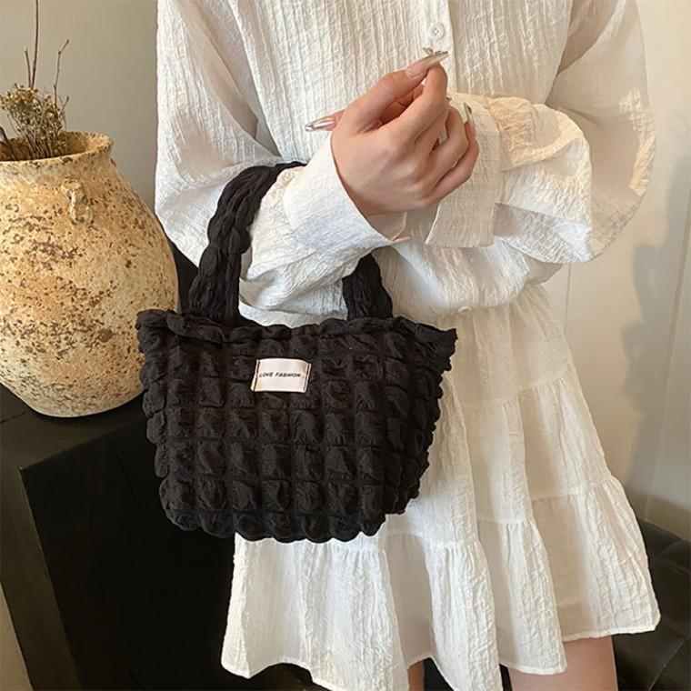 버블에코백 토트백 숄더백 손가방 가방 퀼팅 엠보 보부상 미니구름가방 여자 여성(당일출고)