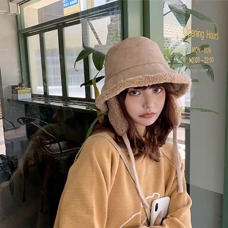 뽀글이 귀달이모자 군밤모자 니트 양털 벙거지 버킷햇 챙 겨울 방한 귀도리 귀마개