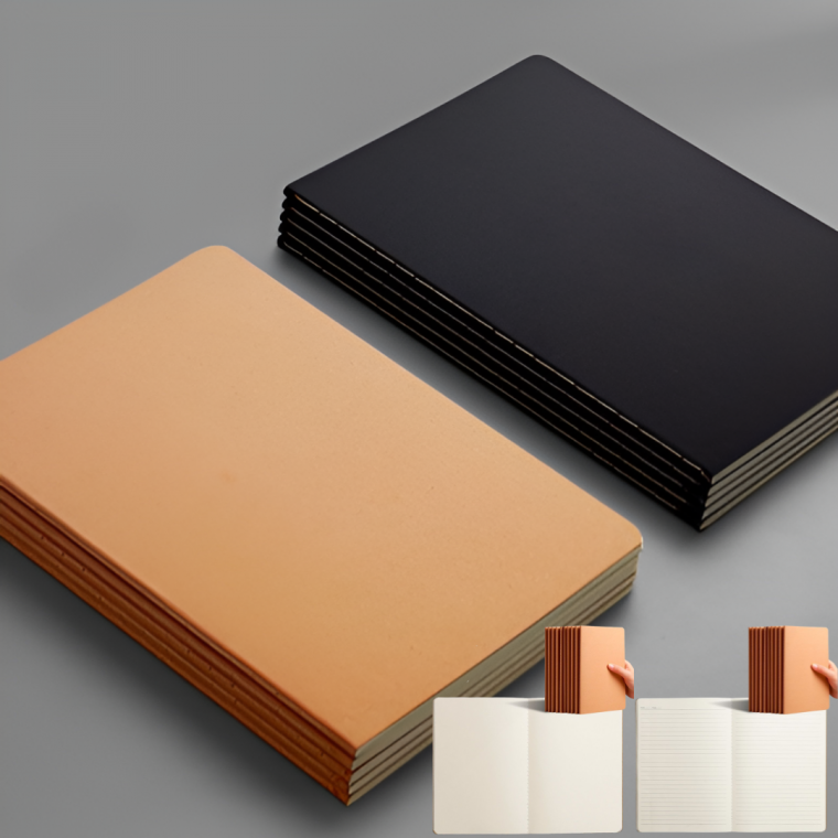 A5 크라프트 노트 무지노트 줄노트 메모장 연습장 필기 공책 2Color