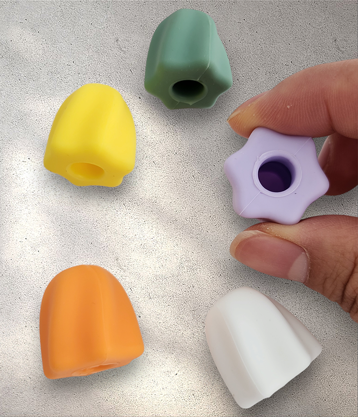 실리콘 치약뚜껑 오각 육각 핸드크림짜개 치약캡