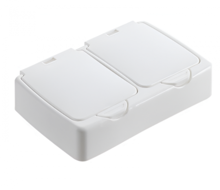 원터치 사각 수납함 2구 다용도 팝업 정리함