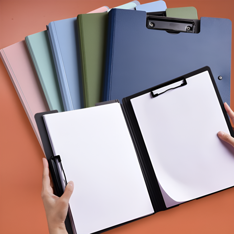 A3/A4 양면 클립보드 더블 클램프 파일철 결재판 문서정리 도면집게판 9Color