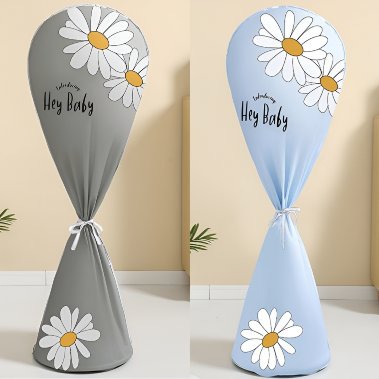 선풍기커버 선풍기 덮개 온풍기 보관 먼치차단 보호망 커버 [스탠드형]