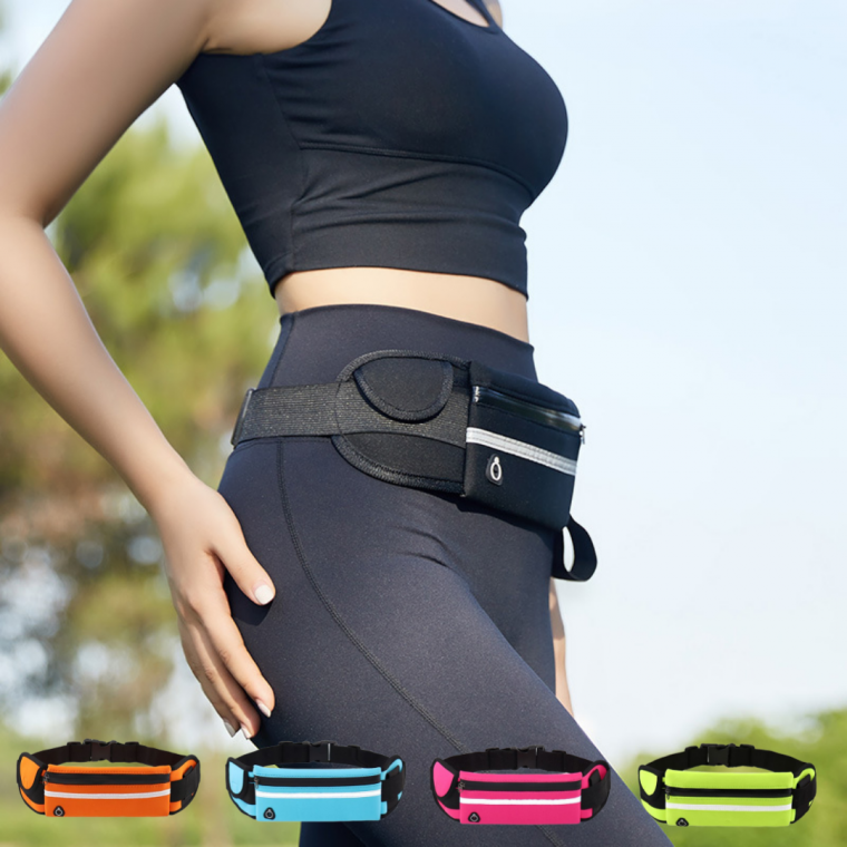 러닝힙색 마라톤 러닝벨트 운동 웨이스트백 방수 힙색 허리가방 야간 반사띠 라이딩 등산 가방