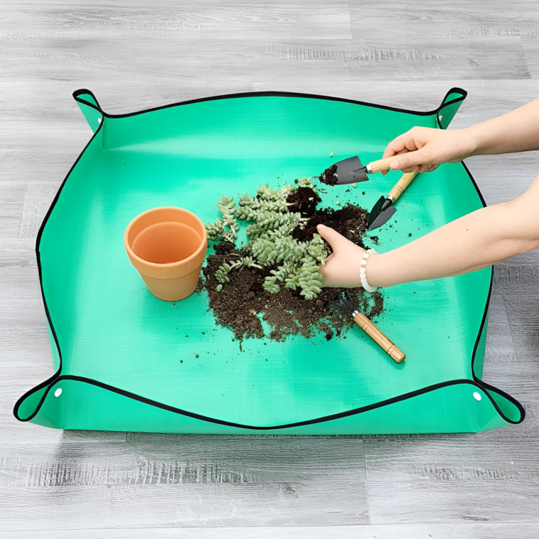 원예용 분갈이 매트 화분 가드닝 다용도 방수매트 대형 100x100cm