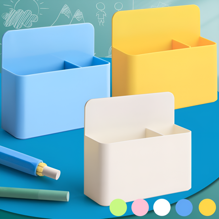 자석 펜꽂이 다용도 마그네틱 볼펜꽂이 연필꽂이 화이트보드 마카보드 수납함 5COLOR