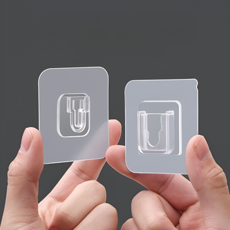 무타공 부착 패치 세트 결합식 버클형 벽걸이 후크 스티커 (개별포장)