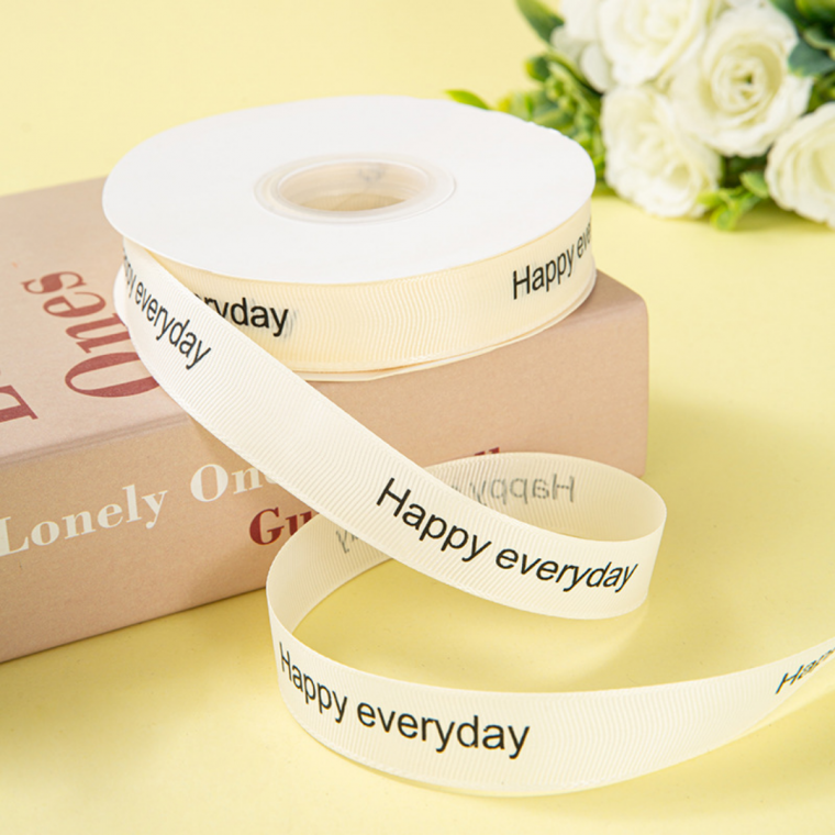레터링 포장끈 케이크 꽃다발 선물 포장 Happy everyday