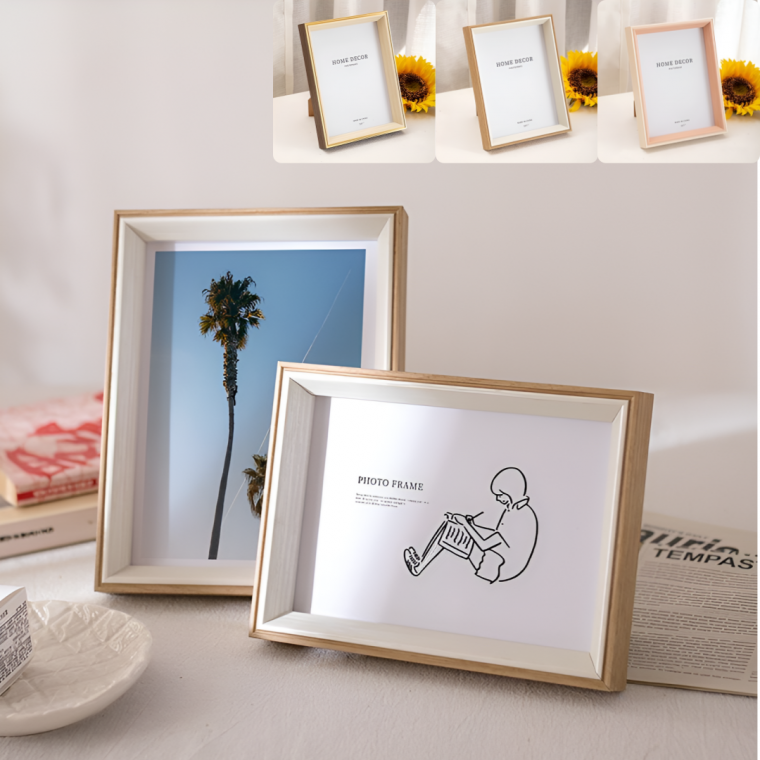 모던 액자 프레임 인테리어 웨딩액자 탁상액자 포스터 포토프레임 6x8인치