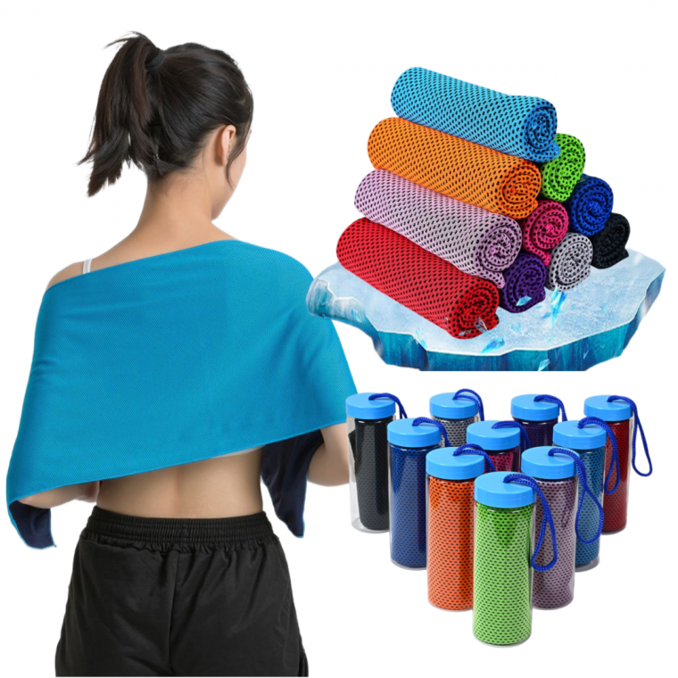 대형 쿨타올 스포츠타올 쿨링 운동타올 아이스타올 등산수건 쿨스카프 땀수건 (전용 타올케이스 증정)