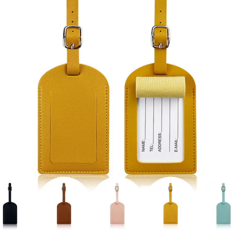 네임택 캐리어네임택 개인정보보호 가죽 이름표 여행 골프 가방 명찰 러기지택