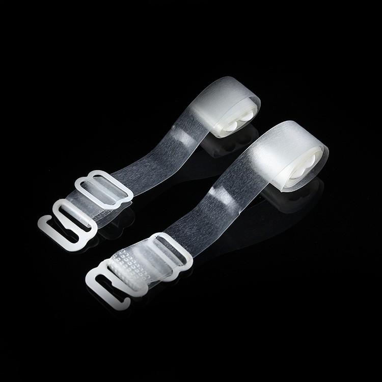 투명 브라끈 고탄력 어깨 스트랩 줄 한쌍 KK435