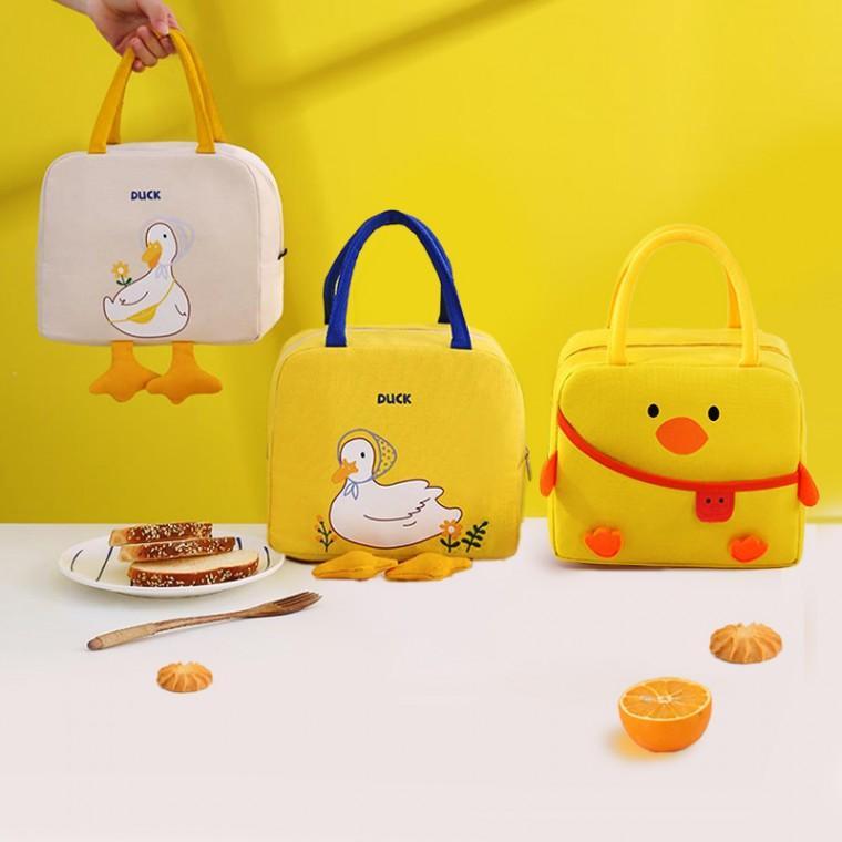 오리가방 병아리가방 캐릭터 도시락가방 캠핑 보온보냉 이유식가방 KK284