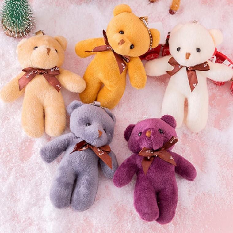 인형 키링 귀여운 곰 캐릭터 가방고리인형 열쇠고리 HH16