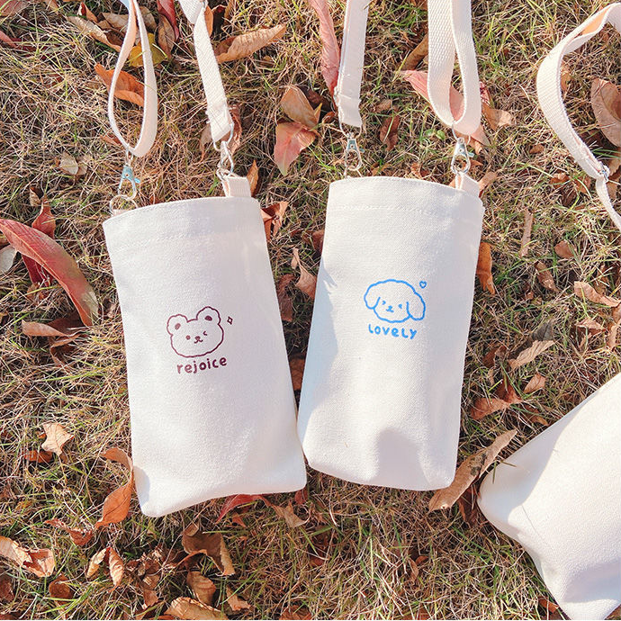 텀블러파우치 에코백 휴대용 물병가방 미니에코백 텀블러백 Kk275