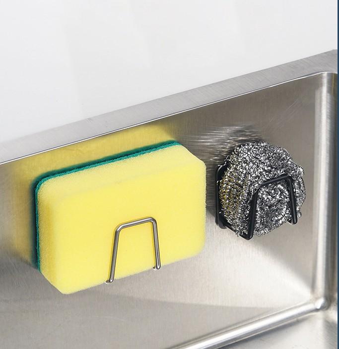 거치대 싱크대 스텐 주방 수세미 행거 부착 다용도 걸이 KK894