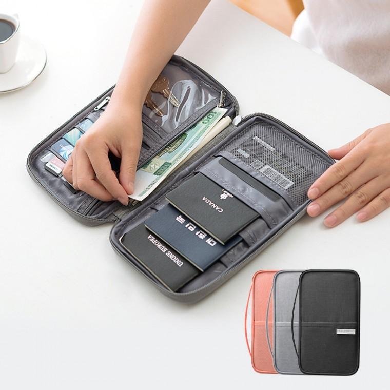 카드지갑 여권파우치 미니 수납케이스 휴대용 정리지갑 다용도 파우치 KK910