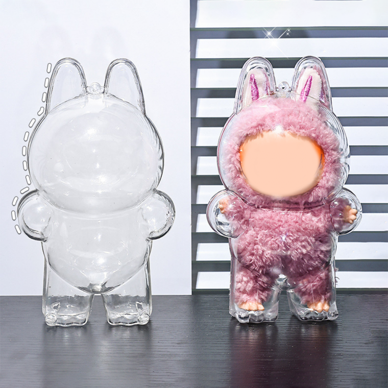 인형 키링 가방고리인형 열쇠고리 투명 케이스 KK986