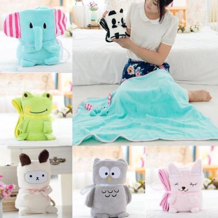 캐릭터 담요 무릎담요 항공담요 인형 담요 캠핑 사무실 학교