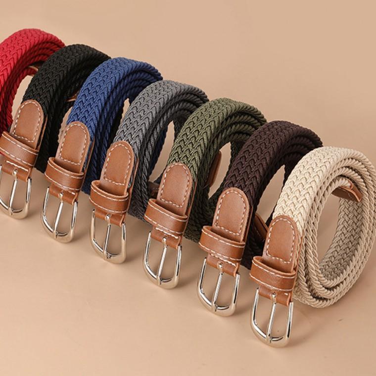 노펀칭 캐주얼 벨트 스판 여성 남성 밸트 허리띠