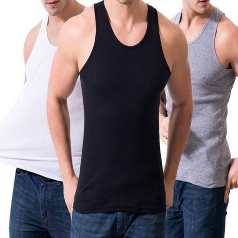 남성 스판 나시 런닝 남자 민소매 이너 언더웨어 나시 빅사이즈