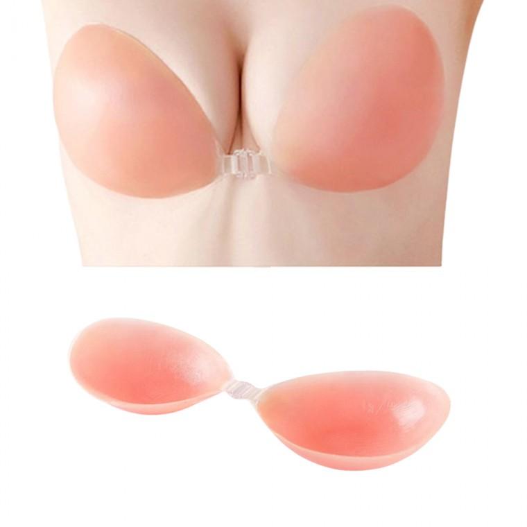 에마블르 볼륨업 실리콘 누드브라 3D 입체 실리콘 스킨 브라자