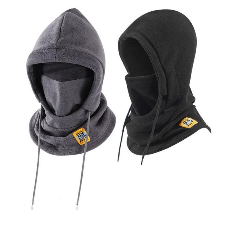 겨울 방한 후드넥워머 남녀공용 모자 넥워머 스카프 목도리 바람막이 워머