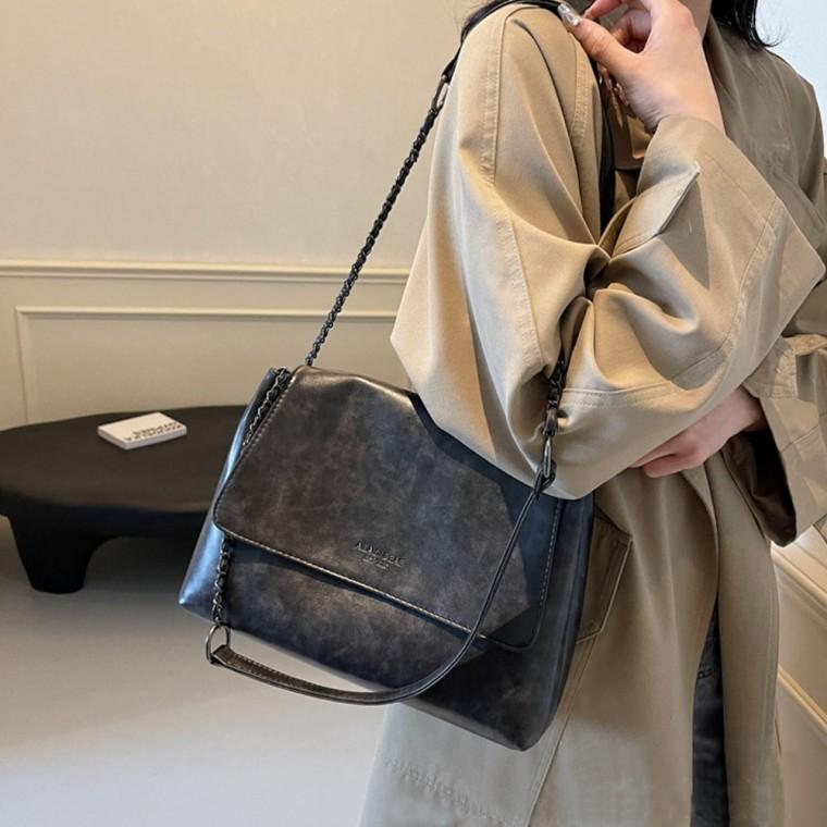 LD 체인 숄더백 크로스백 빈티지 토트백 가방 여성 여자 핸드백