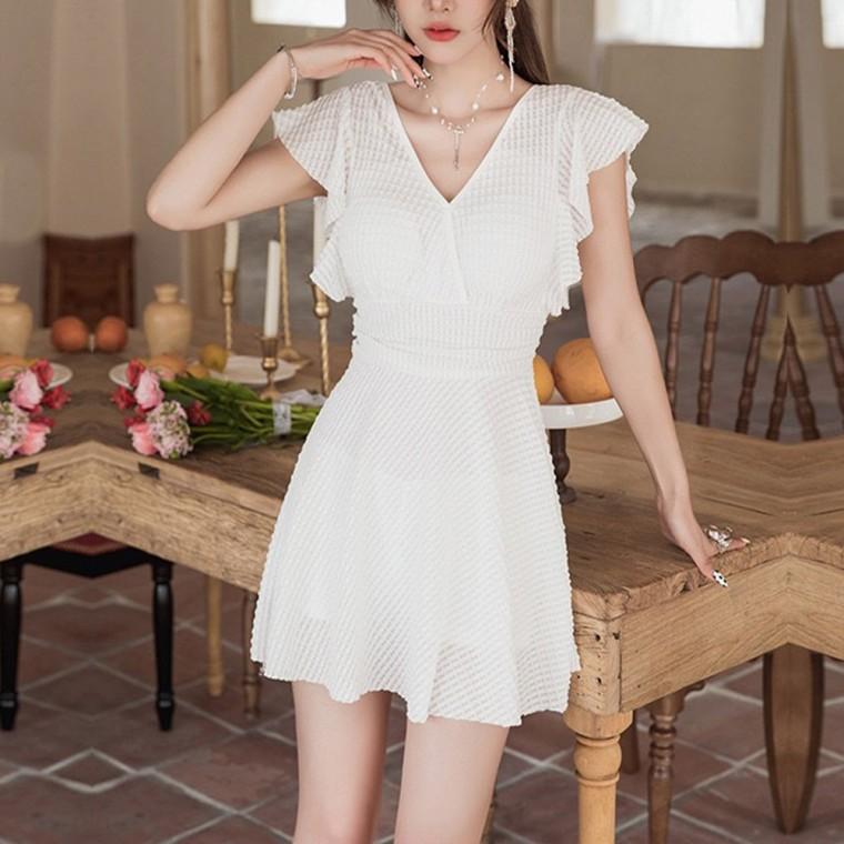 여성 모노키니 일체형 원피스 수영복 여자 체형커버 휴양지