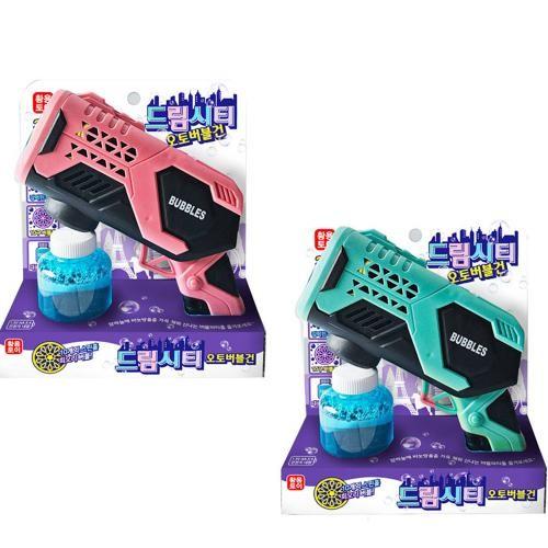 드림시티 오토 버블건 스핀 회오리 10000개 비누방울 비눗방울 총