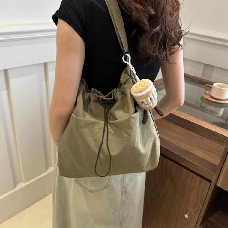 모노바운드 캔버스백 바스락 복조리백 숄더백 크로스백 남여공용 여행 가방 학생