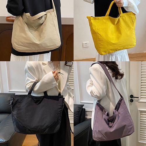 와이드 캔버스 가방 다양한 연출 토트백 크로스백 숄더백 여행 학생가방