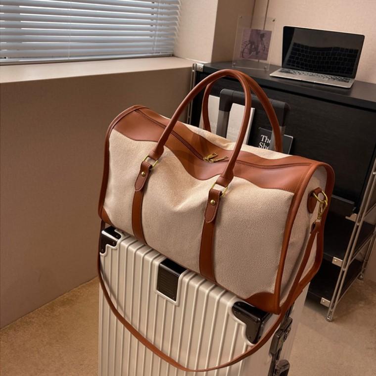 베로나 투톤 캔버스 보스턴백 남녀공용 여행가방 고급 트래블백 스포츠가방 가방