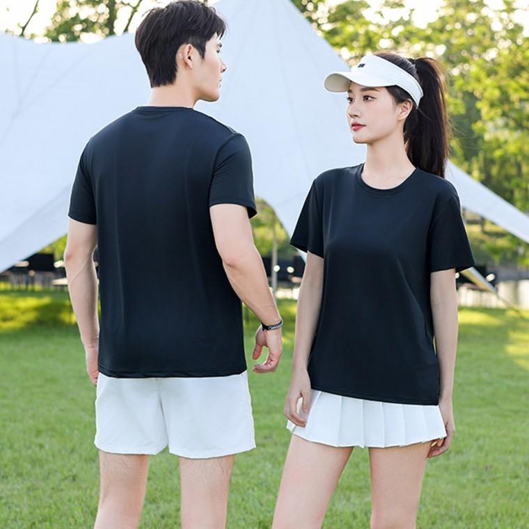 남여공용 에어핏 데일리 반팔티 라운드넥 기본 무지 티셔츠 남성 여성