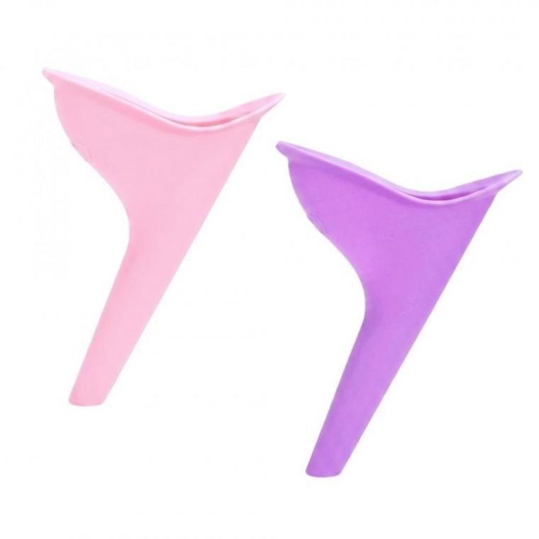 휴대용 여성 간이 소변기 임산부 노인 여자 서서 볼일 소변 보조기