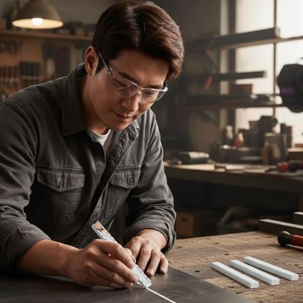 N1880 가시설 재단 석필케이스+석필4ea