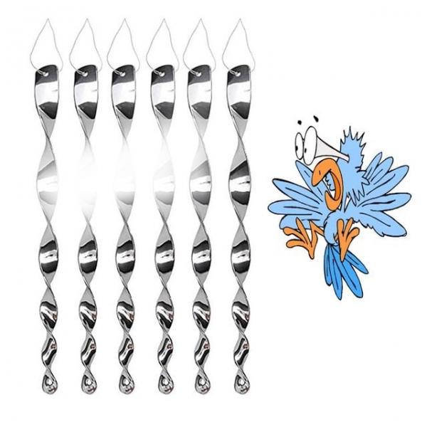 bns 햇빛반사 신개념 조류퇴치기 스틱 6개 새쫒기 반사판