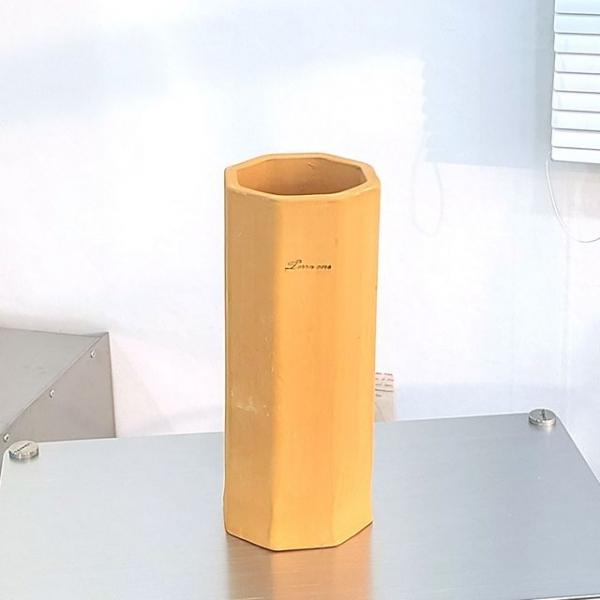 bns 테라원 빈티지 수제 팔각 토분 11x29cm