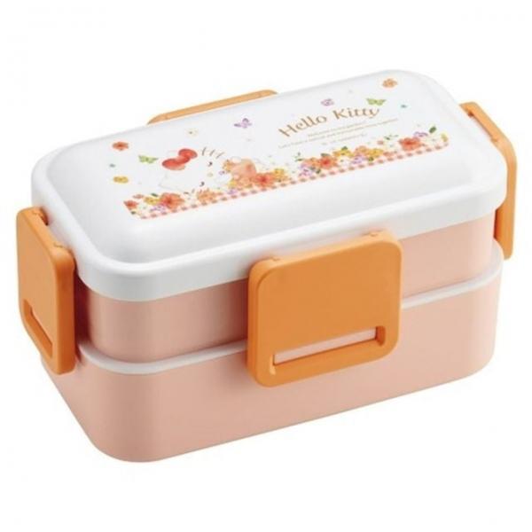 스케이터  블라썸 돔형 2단 도시락 600ml 사면결착