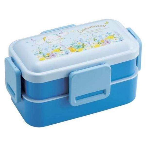 스케이터 시나모롤 블라썸 돔형 2단 도시락 600ml 사면결착