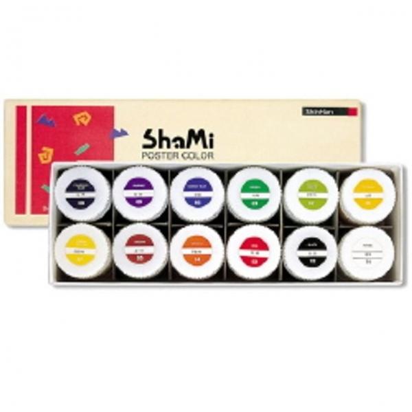 신한 샤미 포스터칼라 20ml 12색세트 포스터물감