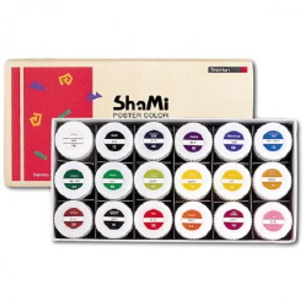 신한 샤미 포스터칼라 20ml 18색세트 포스터물감
