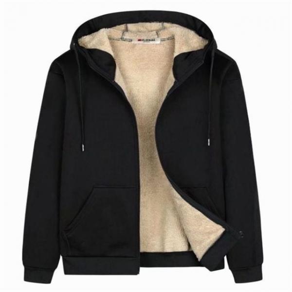 남성 뽀글이 기모안감 겨울 후드집업 사무실 방한 아우터