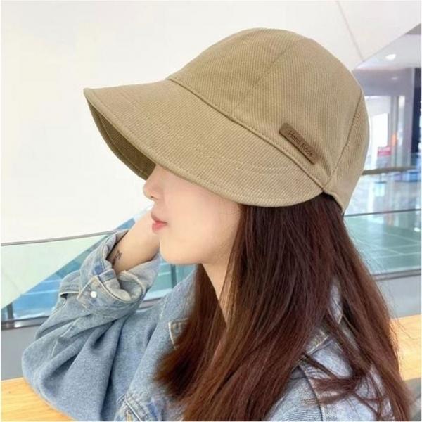 여성 보넷햇 넓은챙 사이즈조절 버킷햇 벙거지모자 3색