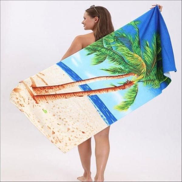 휴양지 바닷가 대형 비치타올 물놀이 수건 바캉스 용품
