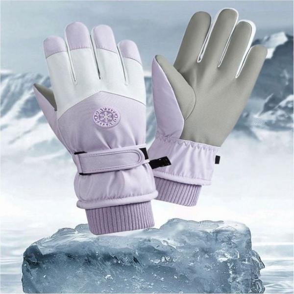 따뜻한 기모안감 방수 스키장갑 터치 겨울 스포츠 방한